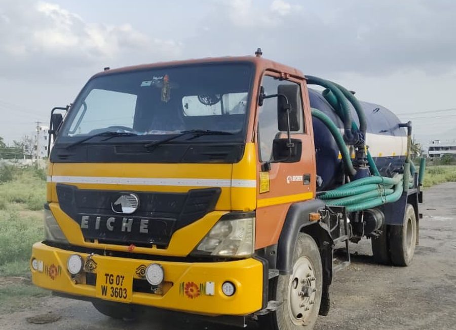 Vacuum Tanker Work by N. Ramesh Septic Tank Cleaners