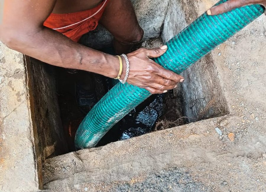 Drainage Cleaning Work by N. Ramesh Septic Tank Cleaners
