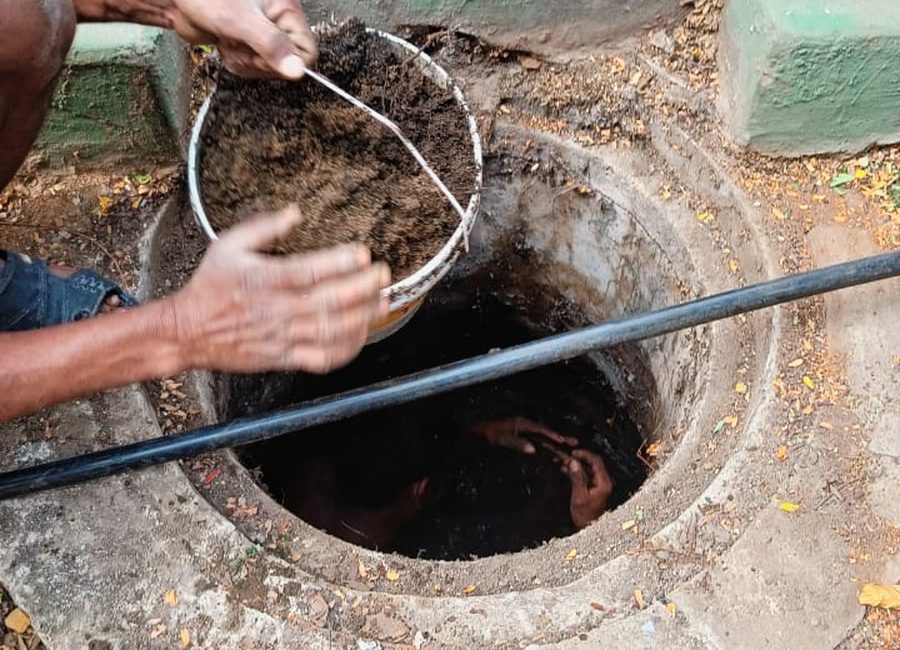 Drainage Cleaning Work by N. Ramesh Septic Tank Cleaners