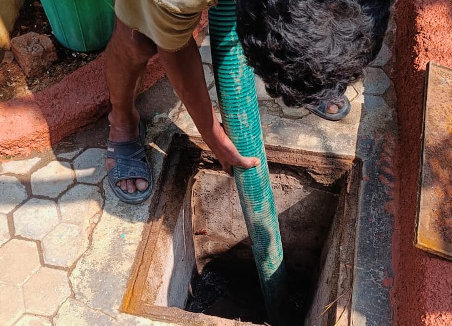 Drainage Cleaning Work by N. Ramesh Septic Tank Cleaners